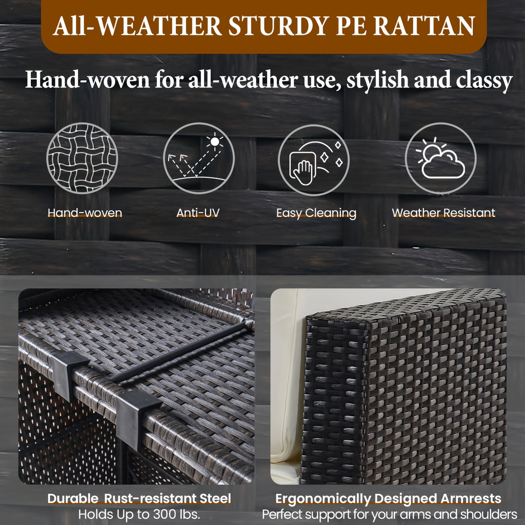 Outdoor Sectional Sofa Set 8