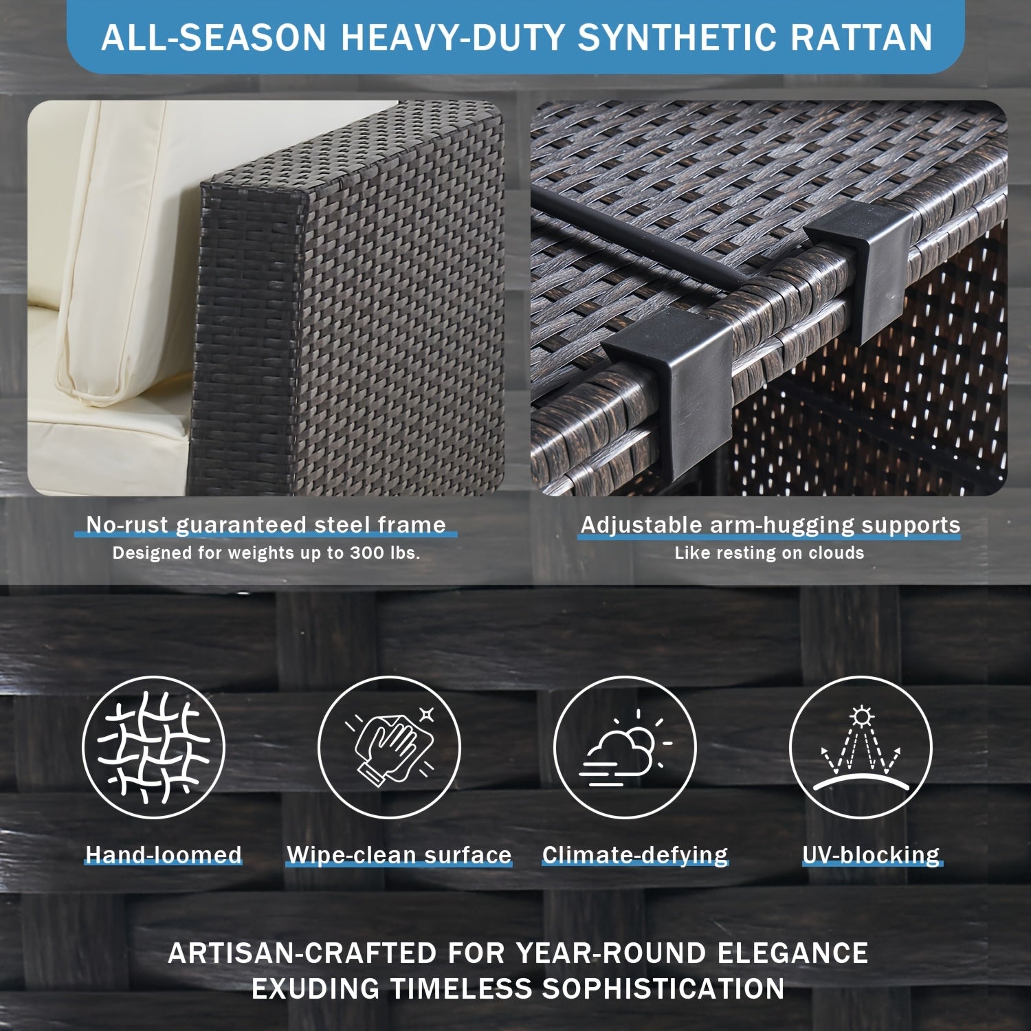 5\u002F3\u002F2- Piece Outdoor Patio Furniture Set