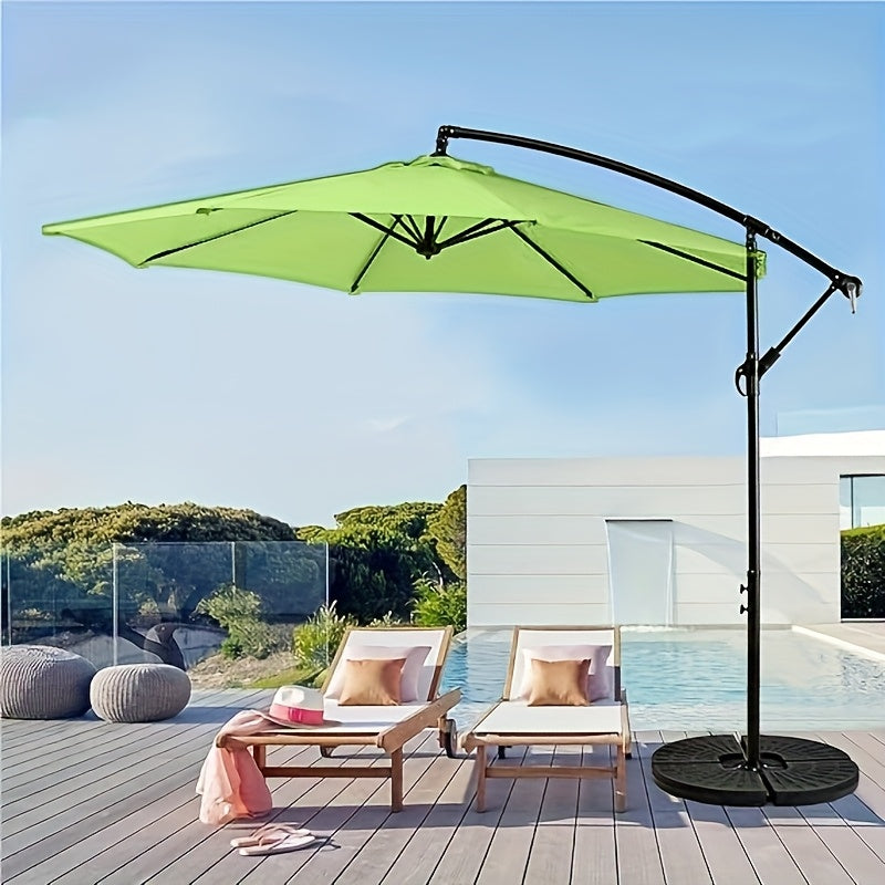 10-Foot Outdoor Patio Umbrella, Cantilever Style, Perfect for Gardens, Markets
