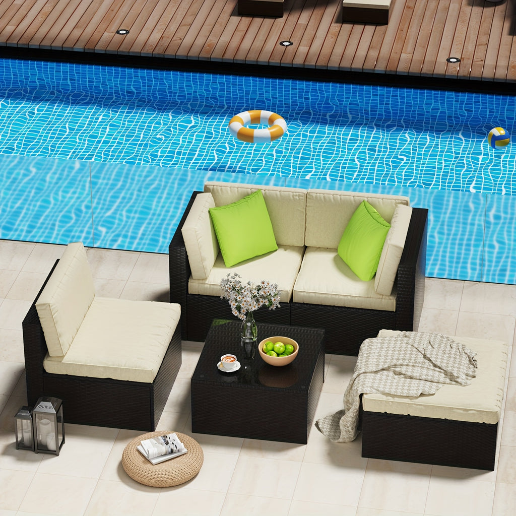Outdoor Sectional Sofa Set 8
