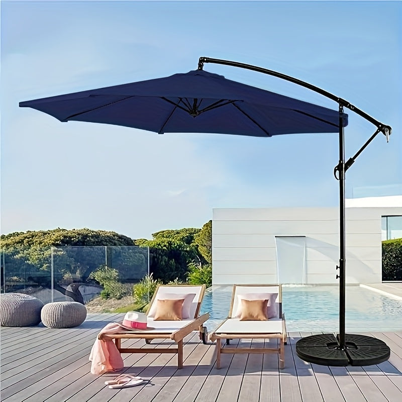 10-Foot Outdoor Patio Umbrella, Cantilever Style, Perfect for Gardens, Markets