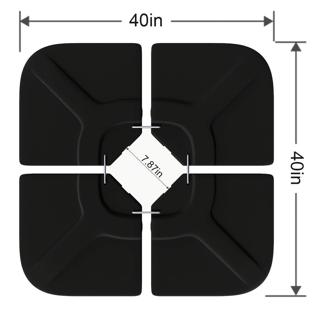 10-Foot Outdoor Patio Umbrella, Cantilever Style, Perfect for Gardens, Markets
