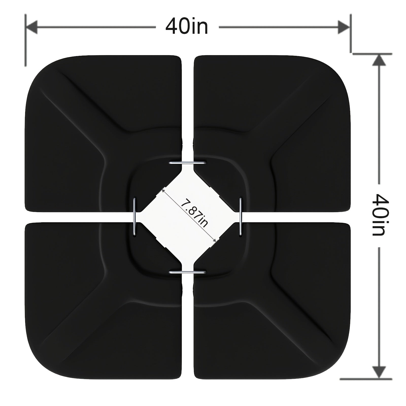 10-Foot Outdoor Patio Umbrella, Cantilever Style, Perfect for Gardens, Markets