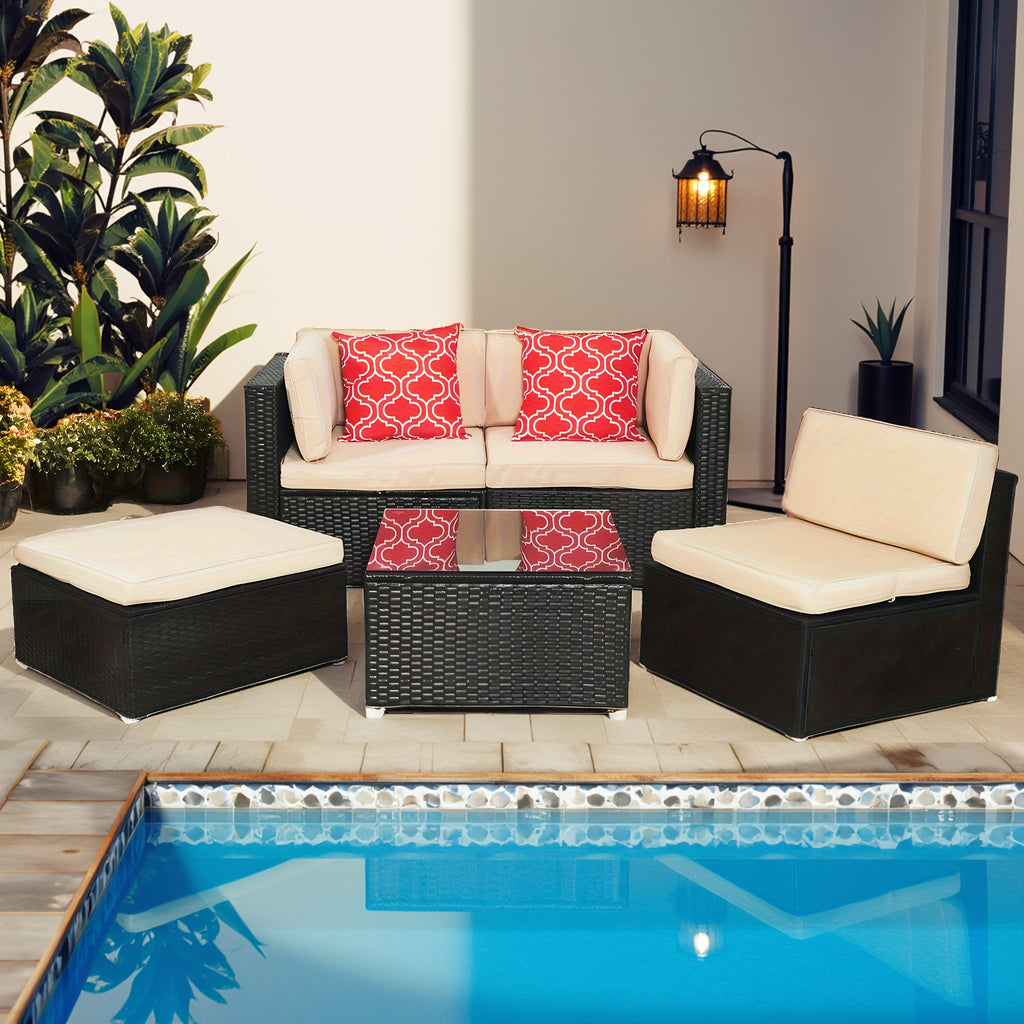5\u002F3\u002F2- Piece Outdoor Patio Furniture Set