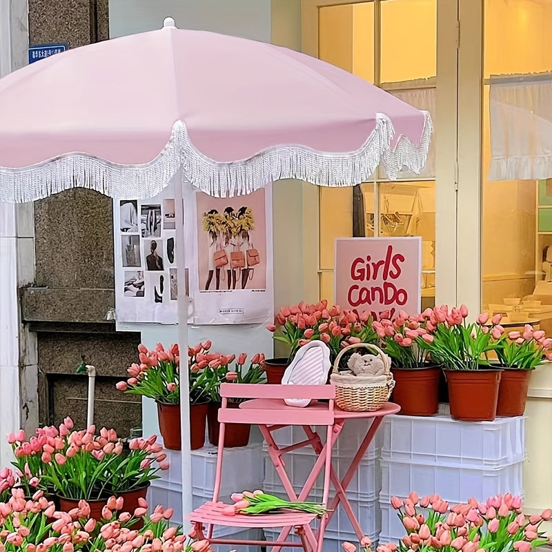 Bohemian Pink Belt with Adjustable Height and Frame - Circular Terrace