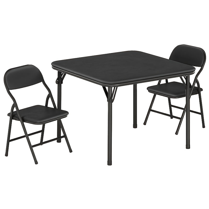 Folding Table And Chairs Set Of 5, Portable Event Table And Chairs Set for Indoor