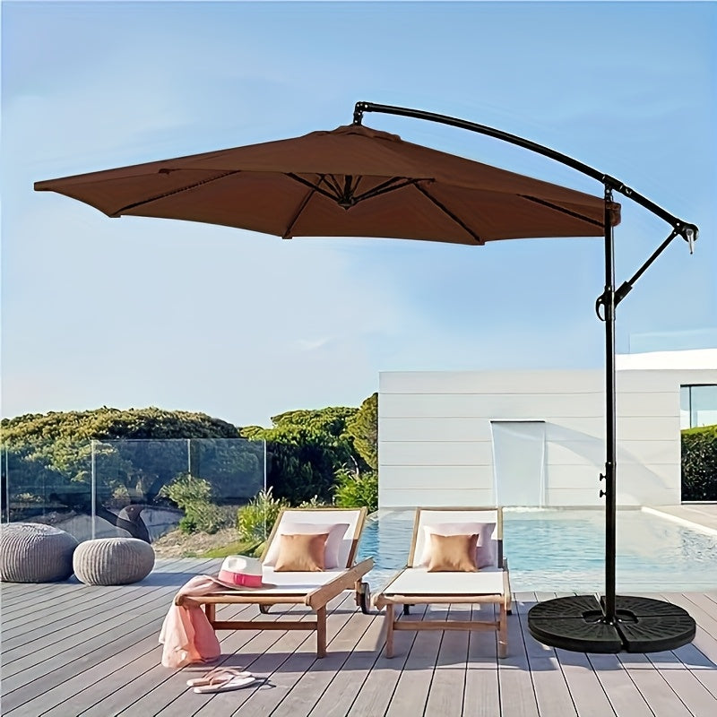 10-Foot Outdoor Patio Umbrella, Cantilever Style, Perfect for Gardens, Markets