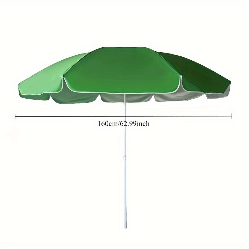 1pc Outdoor Sun Umbrella • Suitable for Balcony, Patio, Poolside, Beach