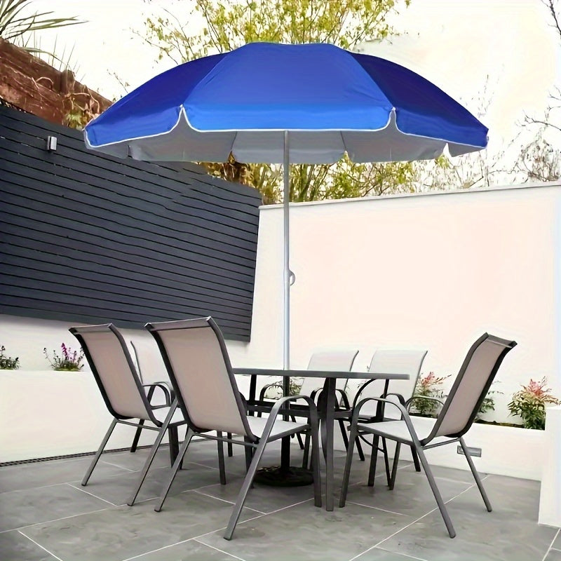 1pc Outdoor Sun Umbrella • Suitable for Balcony, Patio, Poolside, Beach