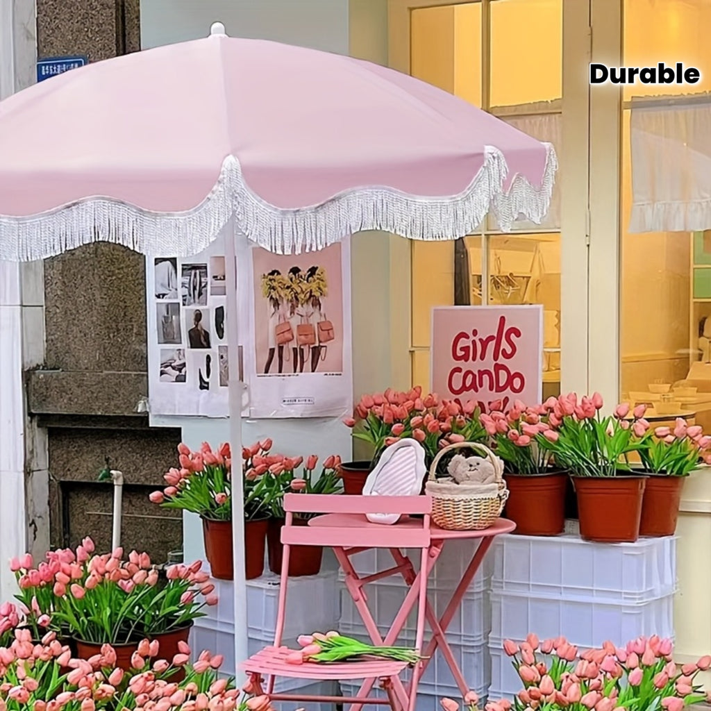 Bohemian Pink Belt with Adjustable Height and Frame - Circular Terrace