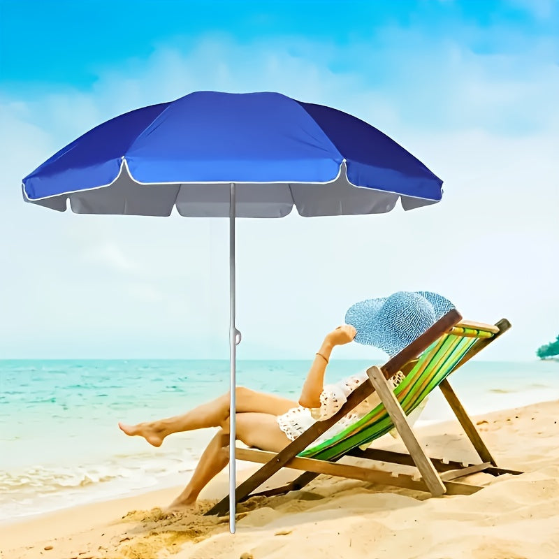 1pc Outdoor Sun Umbrella • Suitable for Balcony, Patio, Poolside, Beach